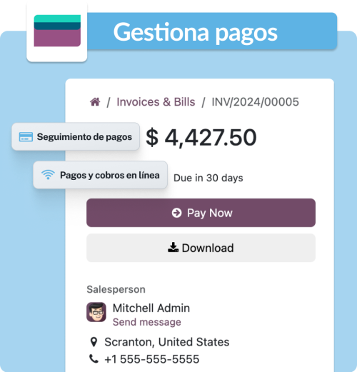 Gestiona pago