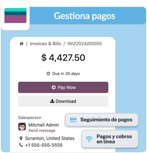 Gestiona pago